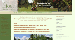 Desktop Screenshot of baumschule-igel.de
